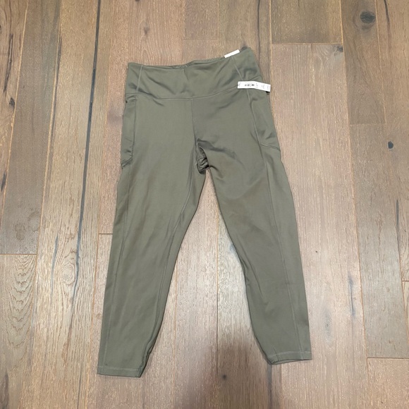 Victoria's Secret Sport VSX NWT $40 Essential Pocket 7/8 Leggings L Sage Green - Picture 5 of 13